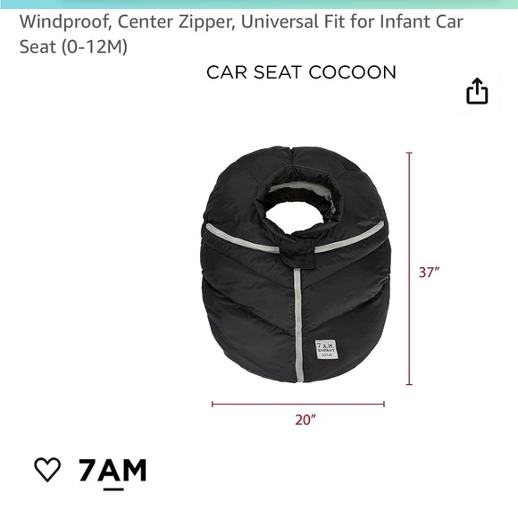 7am enfant car seat cocoon - Picture 5 of 6